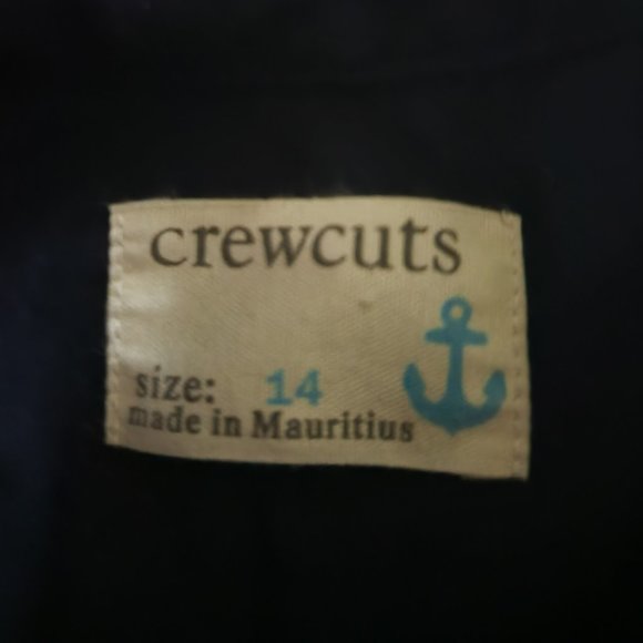 Boys Navy long sleeve button down shirt - Picture 2 of 3